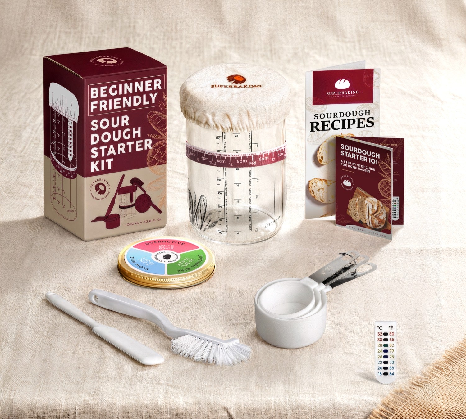 Start from scratch โ sourdough starter kit