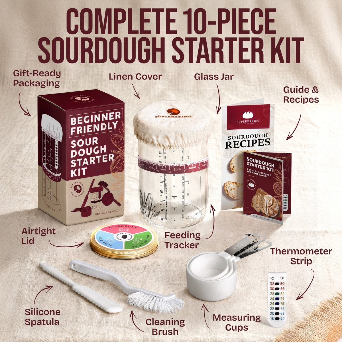 Sourdough Starter Jar Kit — 01